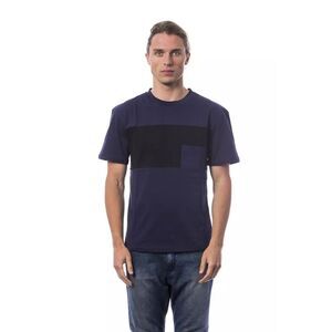 Verri Colorblocked Pocket Tee VE18314 Men Blue T-Shirts